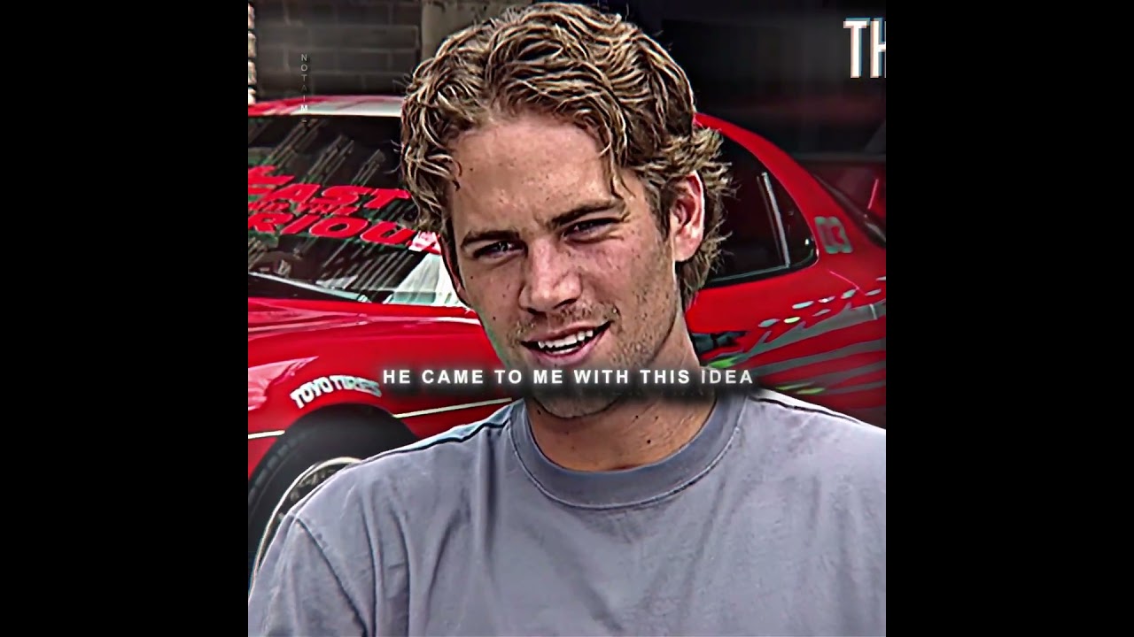 ... and Brian O'Conner was Born #shorts #fastandfurious #paulwalker #edit