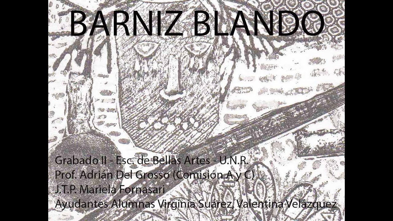 Clase sobre Barniz blando - Catedra de Grabado II - Esc. de Bellas Artes - UNR - 2020