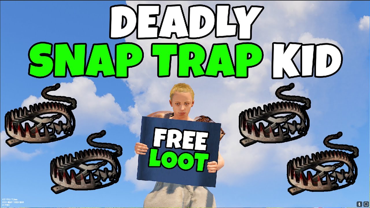 RUST | I RUINED CLANS AND FARMERS for LOOT with SNAP TRAPS !