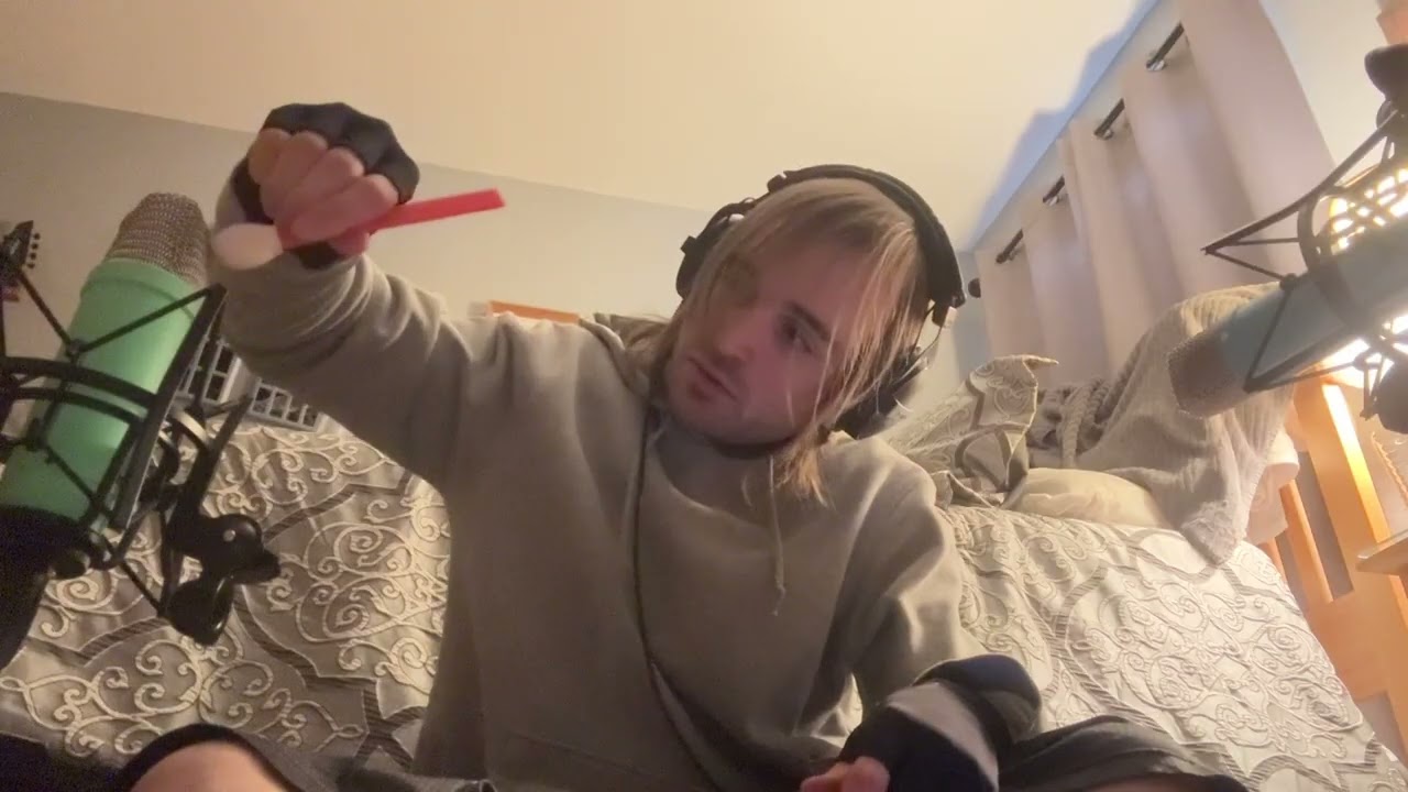 rough asmr practice (harsh frequencies/mouth sounds present)