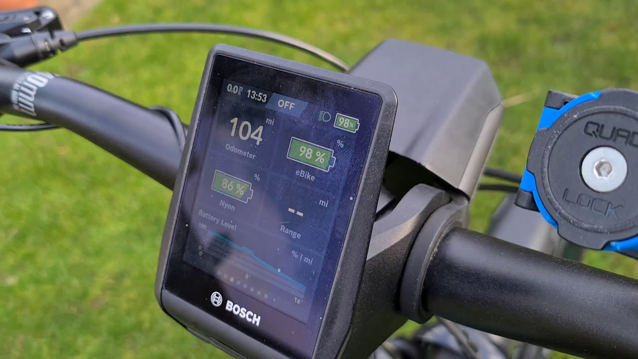 Haibike 8.0 Trekking Nyon  Display