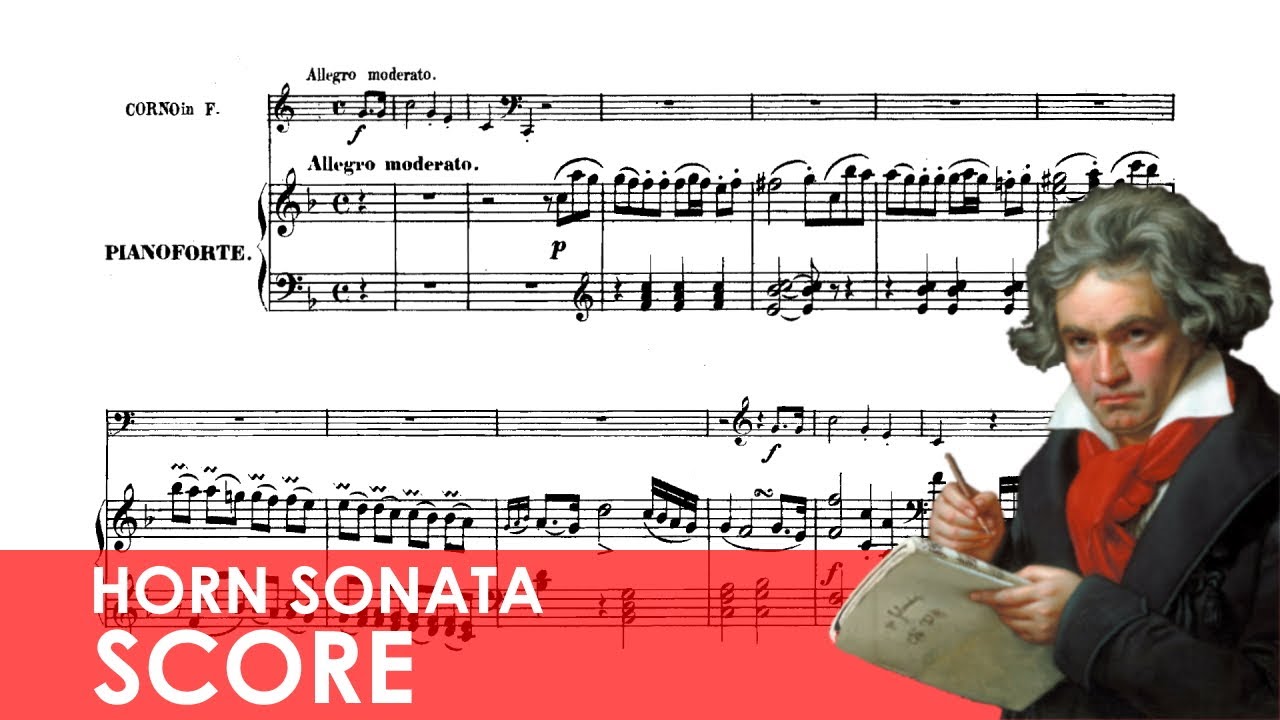 BEETHOVEN Horn Sonata in F major (Op. 17) Score