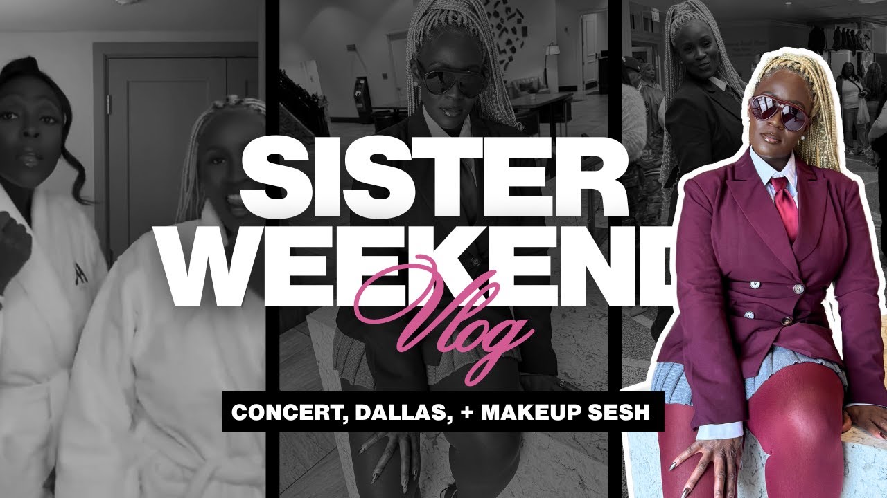 SISTER WEEKEND VLOG | Dallas weekend trip, The Boy is Mine Concert, Surprise sister time