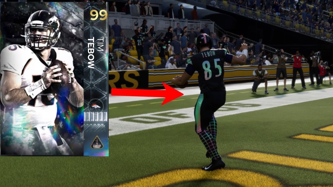 Tim Tebow New Best QB? 99 overall Tim Tebow Gameplay Madden 23