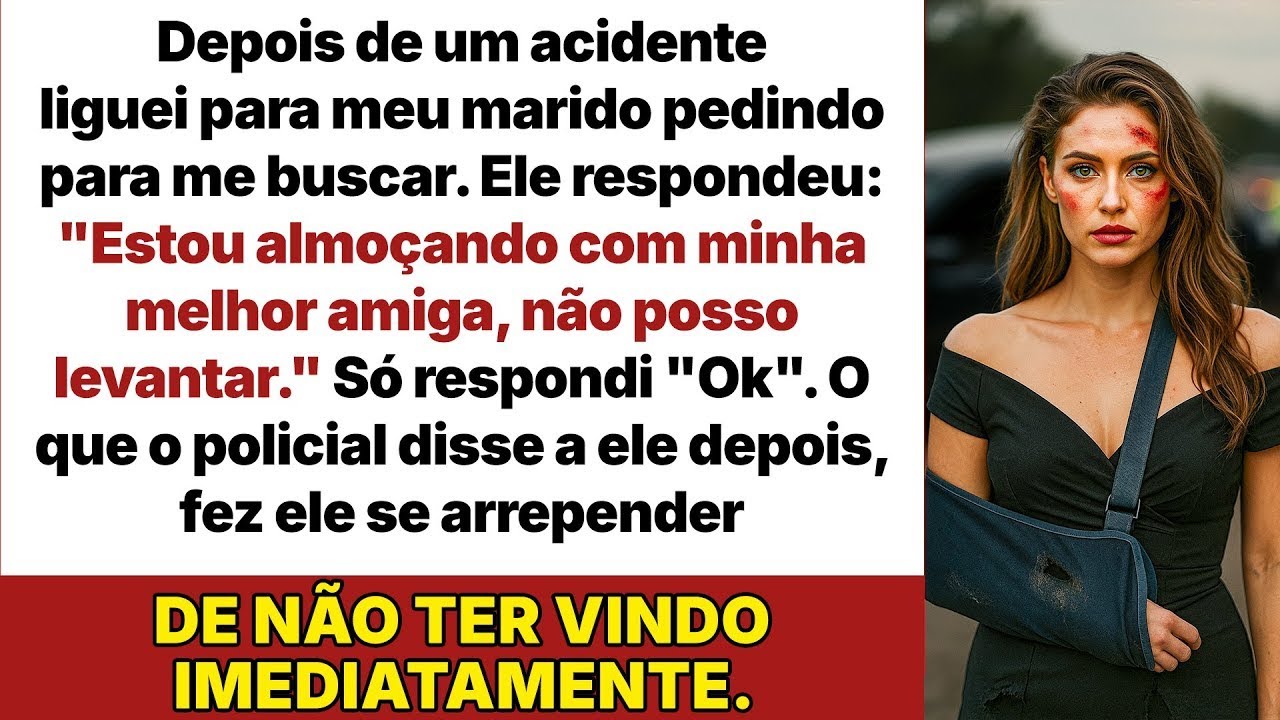 70 Depois do meu acidente, meu marido foi jantar com a amante – a polícia o puniu!