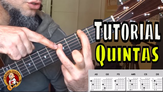 Como tocar INTERVALOS de QUINTA en GUITARRA | Tutorial FÁCIL principiantes