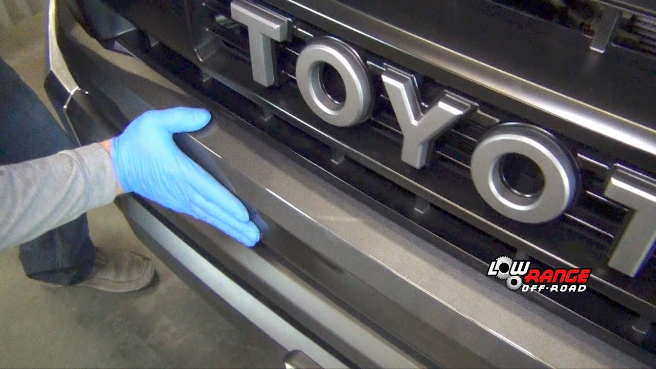 Установка решетки TRD Pro на Tundra 2017 года