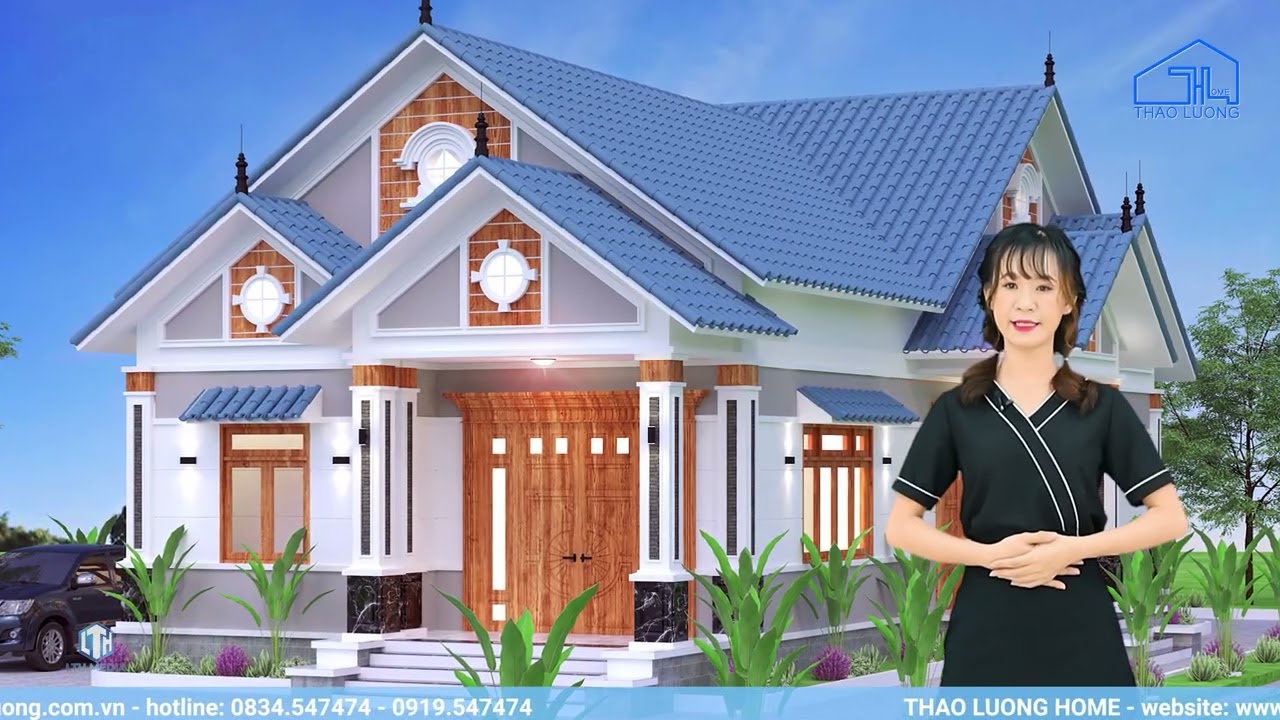 Nhà mái Thái phong cách hiện đại tại Cam Ranh | LTH MEDIA