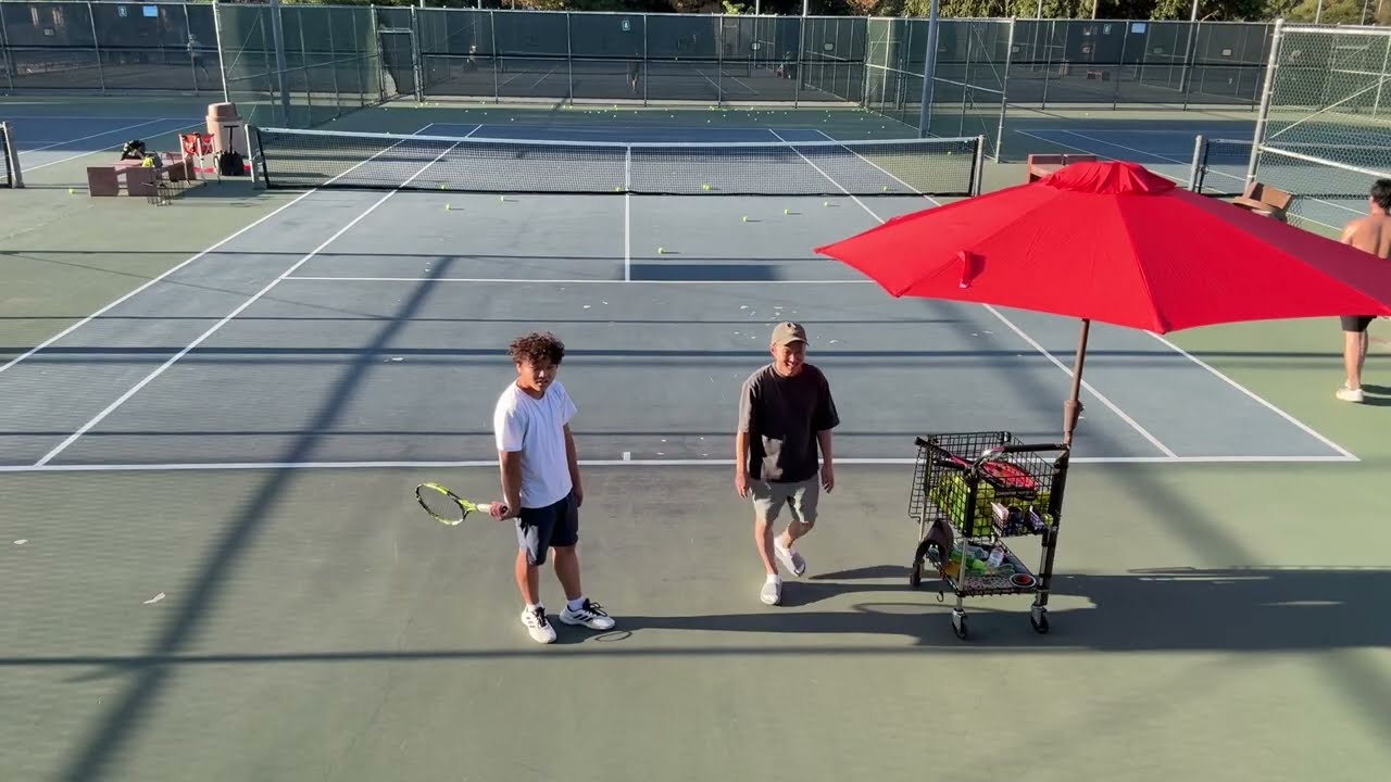 Tennis Lesson🎾-Aiden Chae