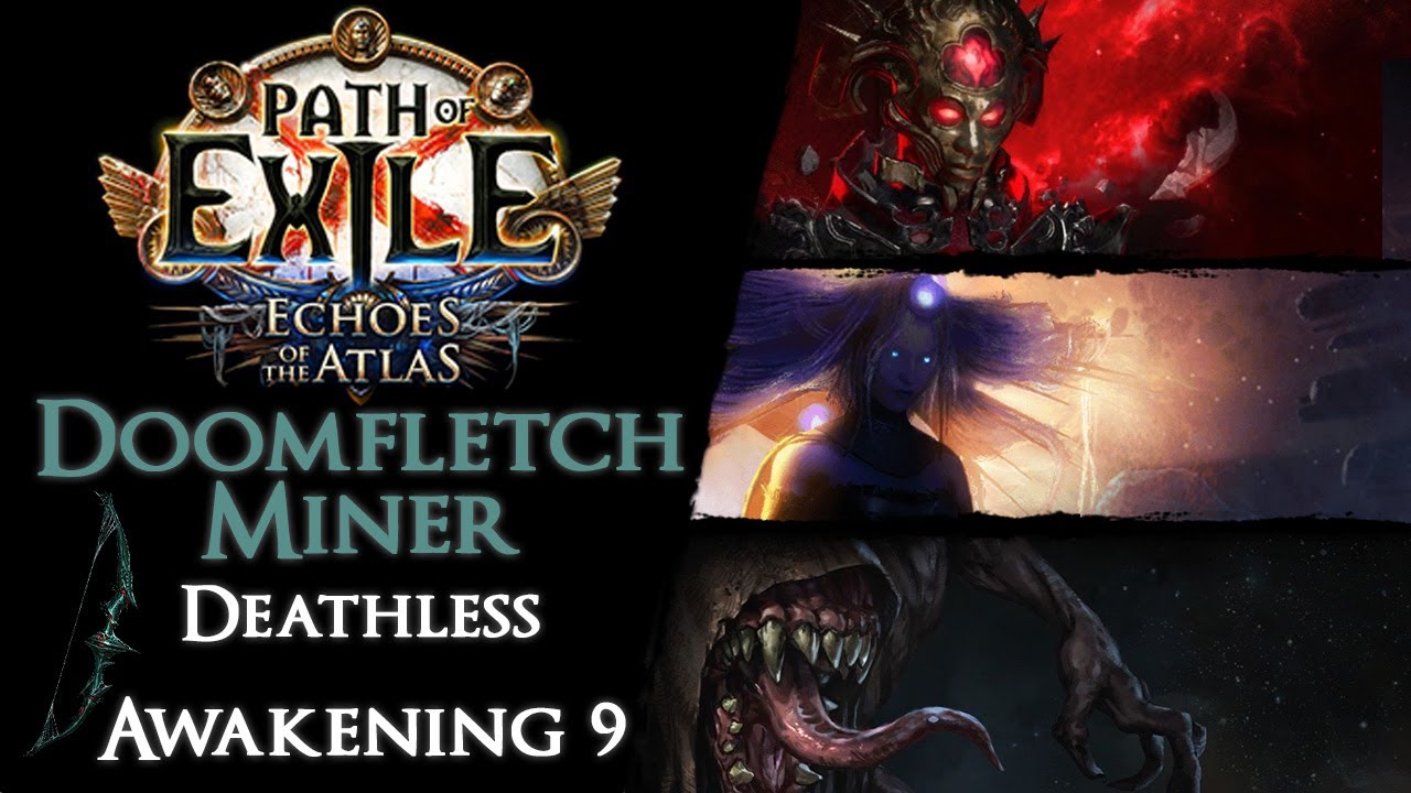 Path of Exile 3.13 - Raider Doomfletch Prism Miner - A9 Sirus/Maven/Uber Elder【Deathless】