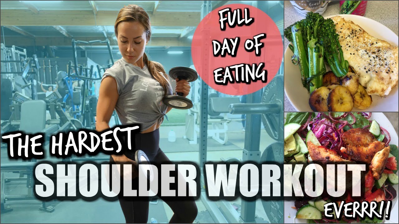 SHOULDER SUICIDE WORKOUT + FULL DAY OF EATING