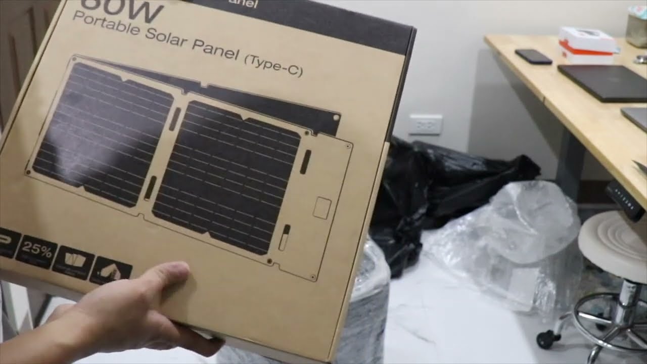 EcoFlow 60W Portable Solar Panel (Type-C) -【Unboxing】