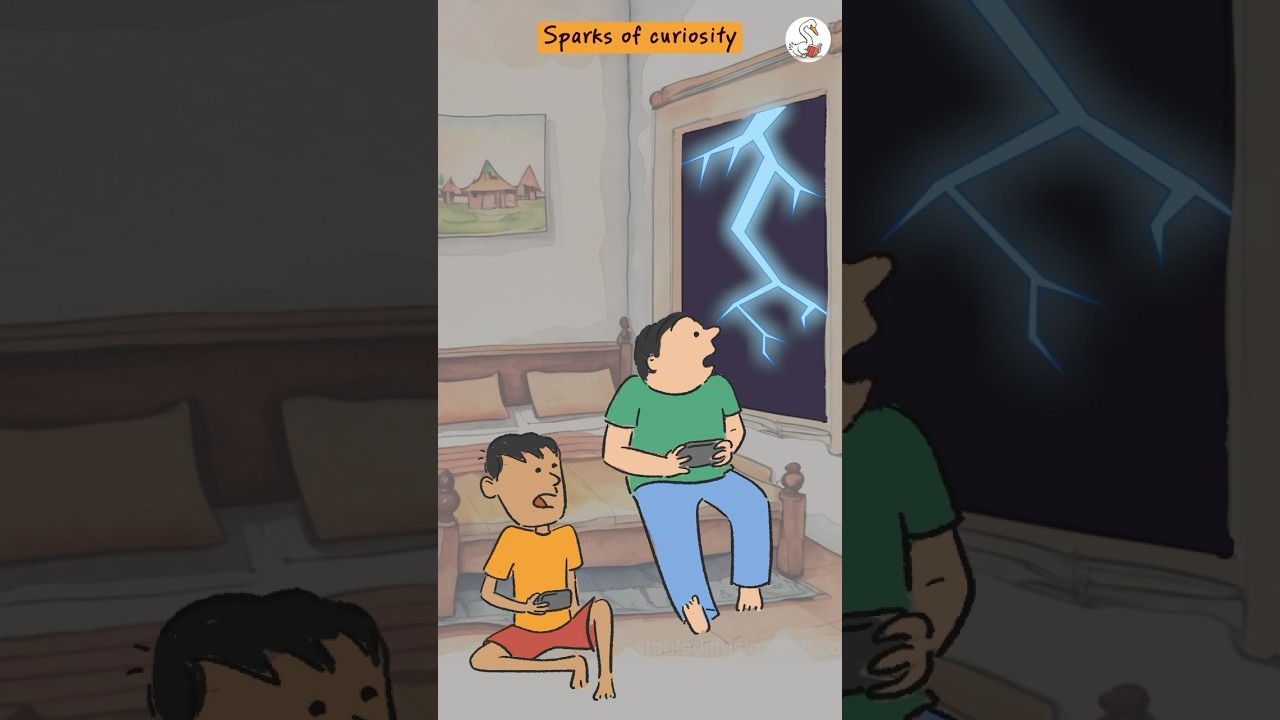 Sparks of curiosity (एक बिजली से कितने फ़ोन चार्ज?) #staticelectricity #electrostatics #physics