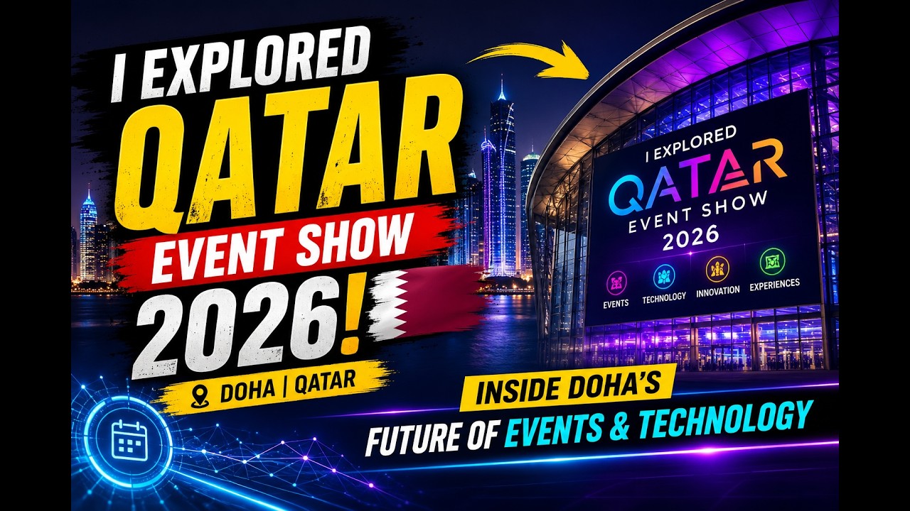 I Explored Qatar Event Show 2026! 🇶🇦🔥 | Inside Doha&rsquo;s Future of Events & Technology | Vlog#46