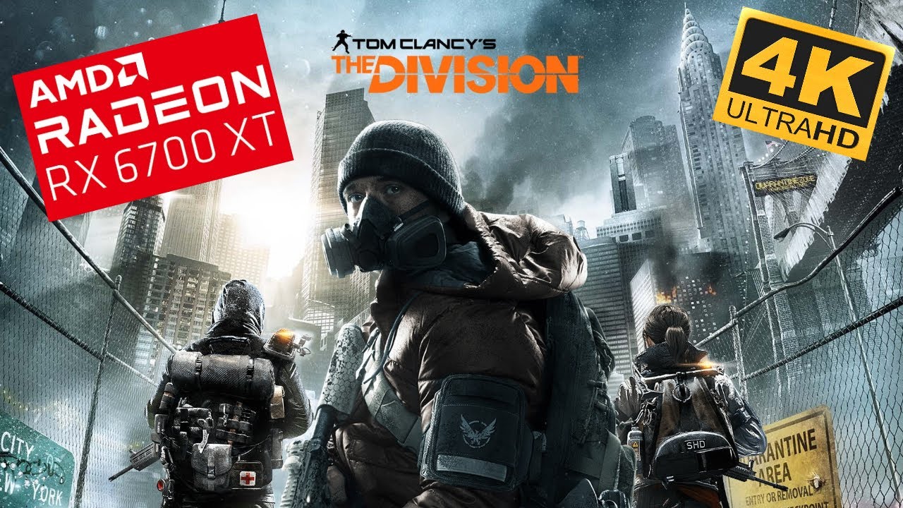TOM CLANCY'S THE DIVISION 1 [AMD RADEON RX 6700 XT] 4K⁶⁰ ULTRA GRAPHICS SETTINGS TEST