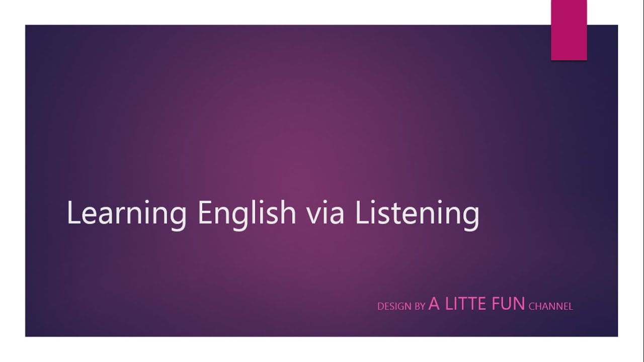 English listening practice - Beginner level Lesson 1 Unit 1