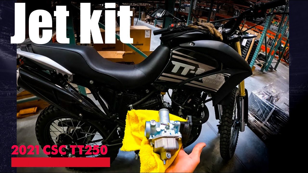 Установил JET KIT на мой CSC TT250 2021 года. Размышления и обзор Motovlog