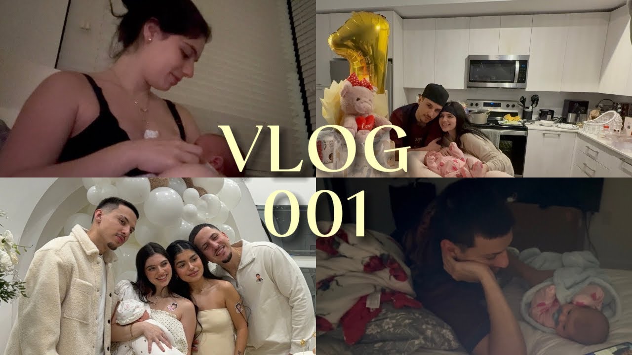 DIAS POSTPARTO, 1ER CUMPLE MES CHIARA y GENDER REVEAL VLOG 1
