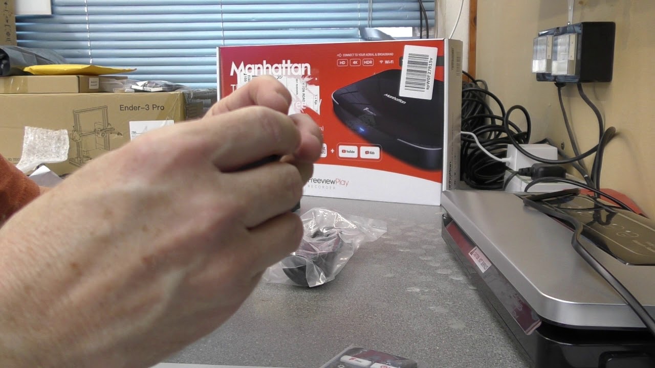 Netgem 4K TV box un-boxing. Supplied by Gigaclear Ultrafast Broadband