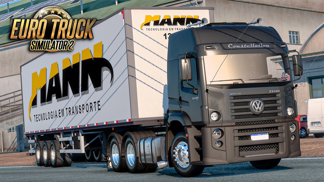 Vw Constellation 33.440 no Baú - Euro Truck 2