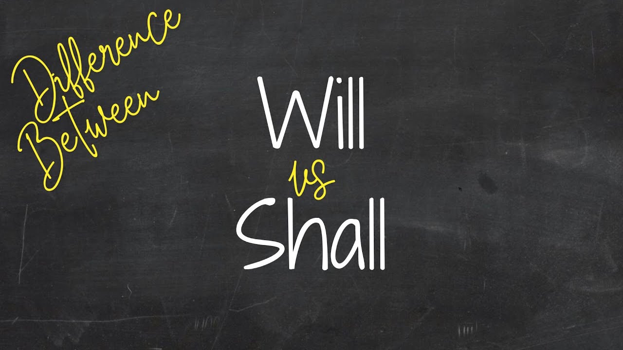 Какая разница между Will и Shall? 