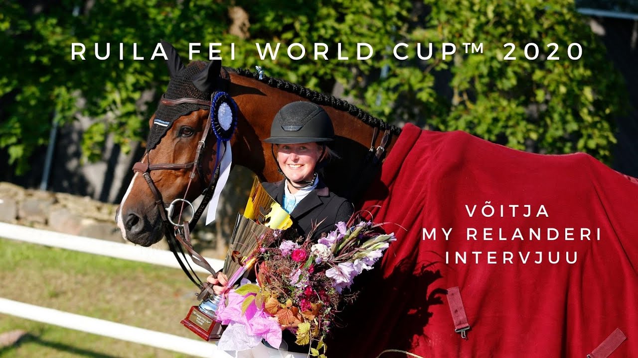 Ruila FEI World Cup™ 2020: võitja My Relanderi intervjuu