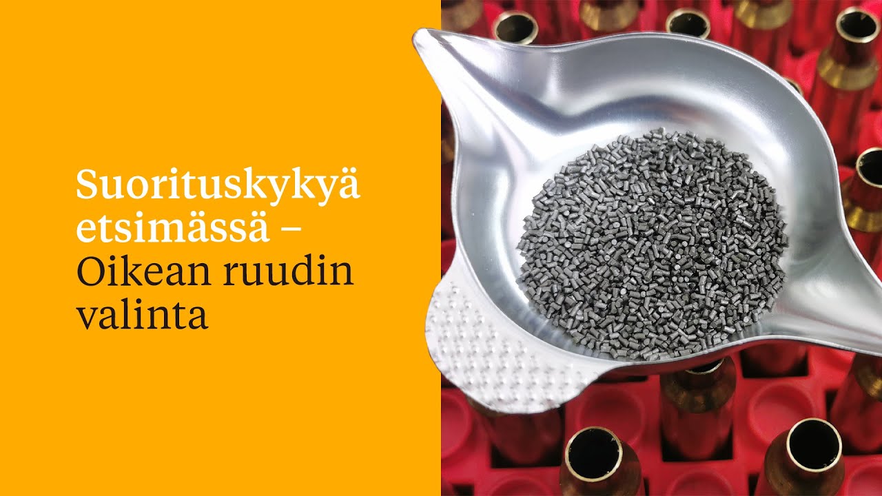Suorituskykyä etsimässä – Oikean ruudin valinta