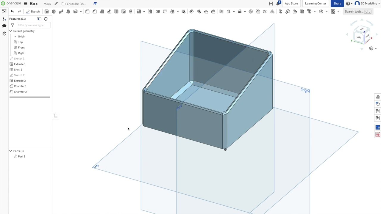 How to Create a Simple Storage Box in Onshape