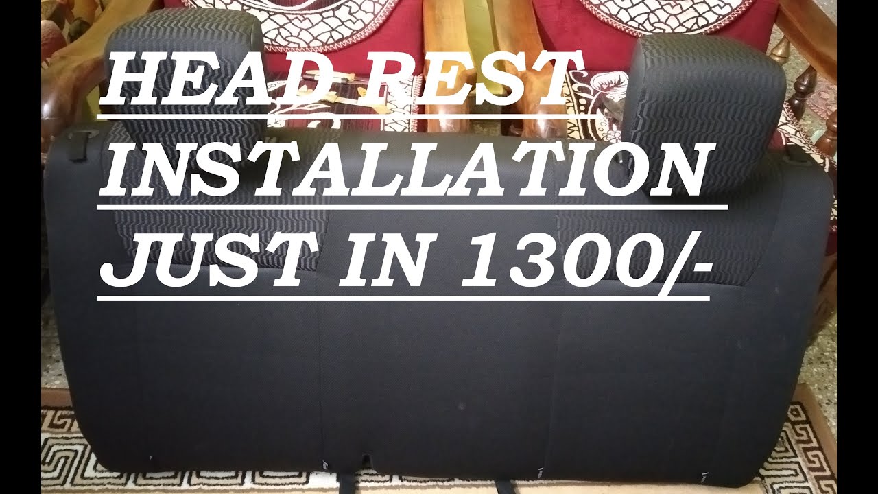 installing(fixing) Headrest installation for Maruti Vitara Brezza Lxi/Ldi at Home in 1300/- only