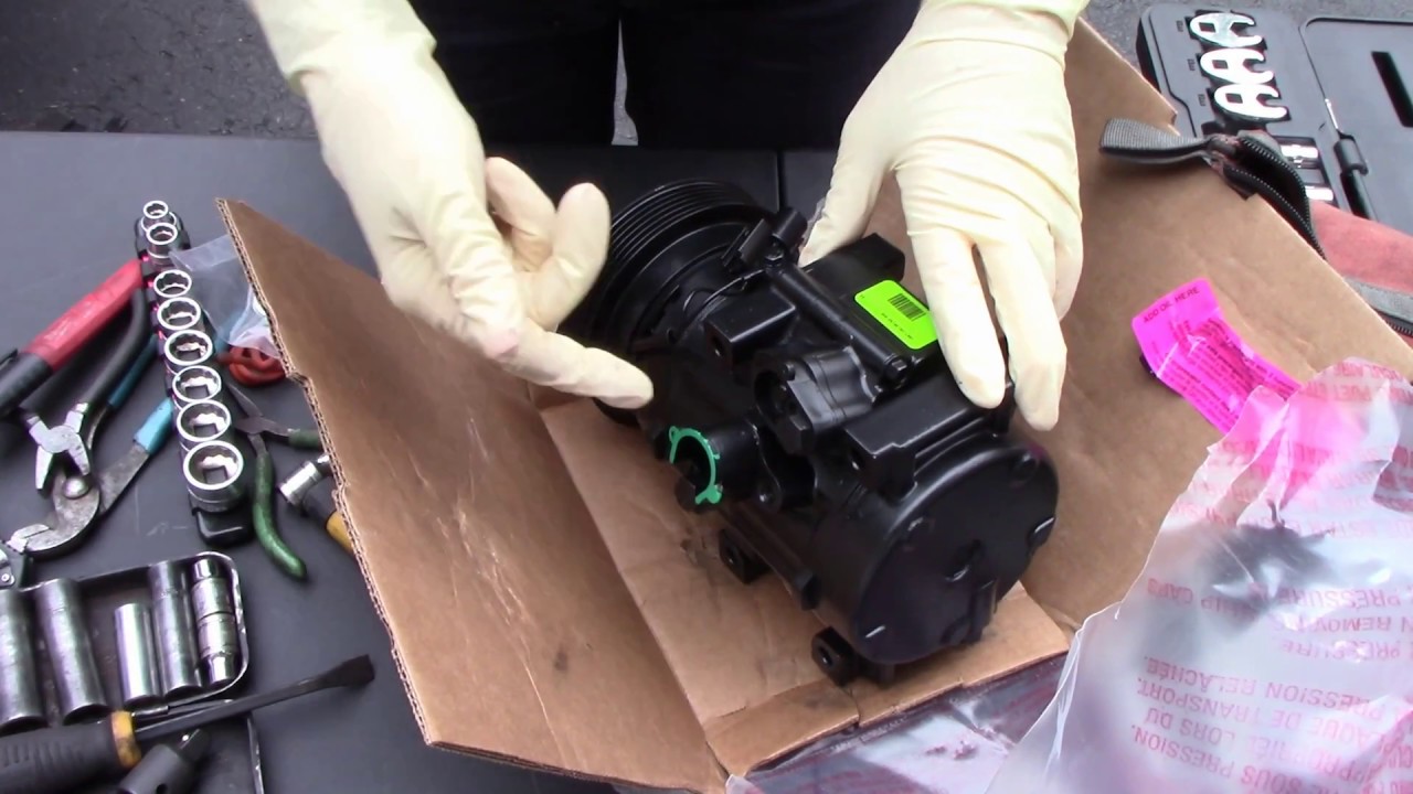'07 Kia Sedona AC Compressor Part 1: Removal and Prep