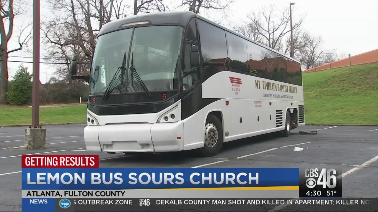 Lemon of a bus causes woes for church