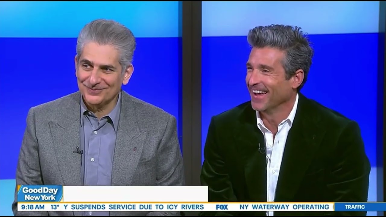 Patrick Dempsey & Michael Imperioli on “Good Day New York” (29/01) #patrickdempsey #memoryofakiller 