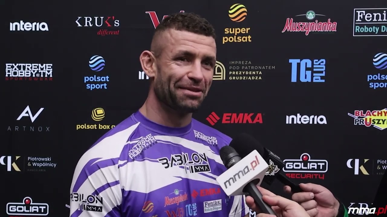 RAFAŁ BŁACHUTA PO WYGRANEJ NA BABILON MMA 54: REWANŻ Z KRYSTIANEM? DECYZJA NALEŻY DO WŁODARZY