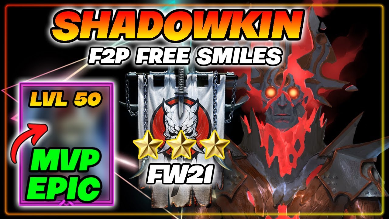 'F2P' Shadowkin Faction Wars Stage 21 Showcase & Walkthrough | RAID Shadow Legends