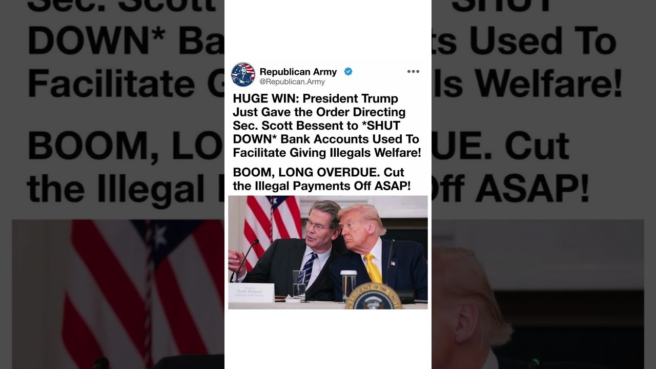 Trump & Scott Bessent Spark Massive Welfare Funding Debate