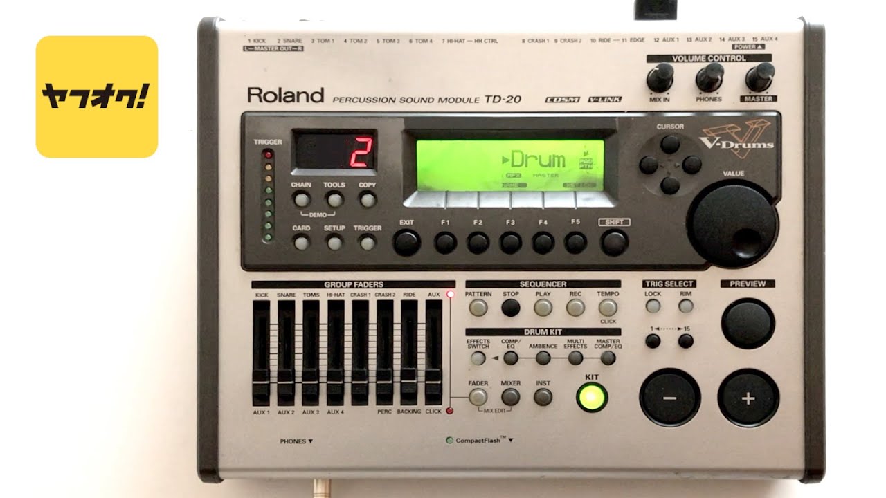 Roland TD-20 液晶画面交換 分解清掃 レストア / Roland TD-20 LCD Exchange with TD120LCD and Overhaul