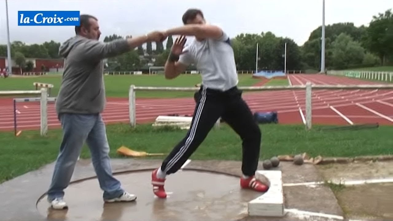 Gestes de l'athlétisme - le lancer du poids