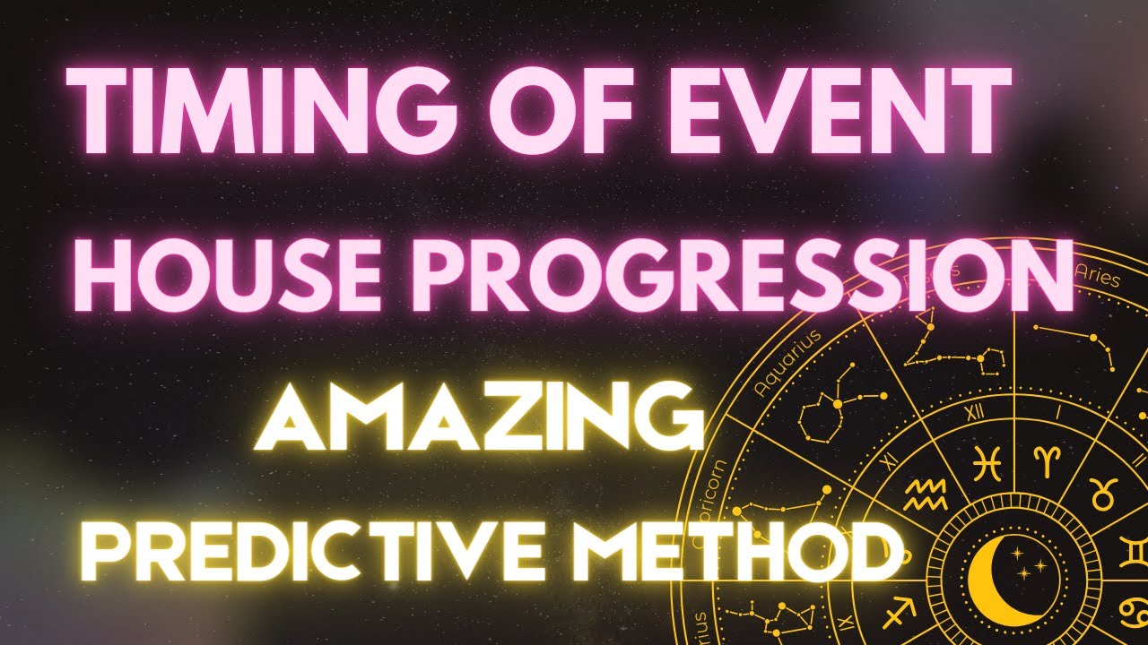 Timing of EVENTS in ASTROLOGY | HOW to time event in Vedic Astrology | House progression