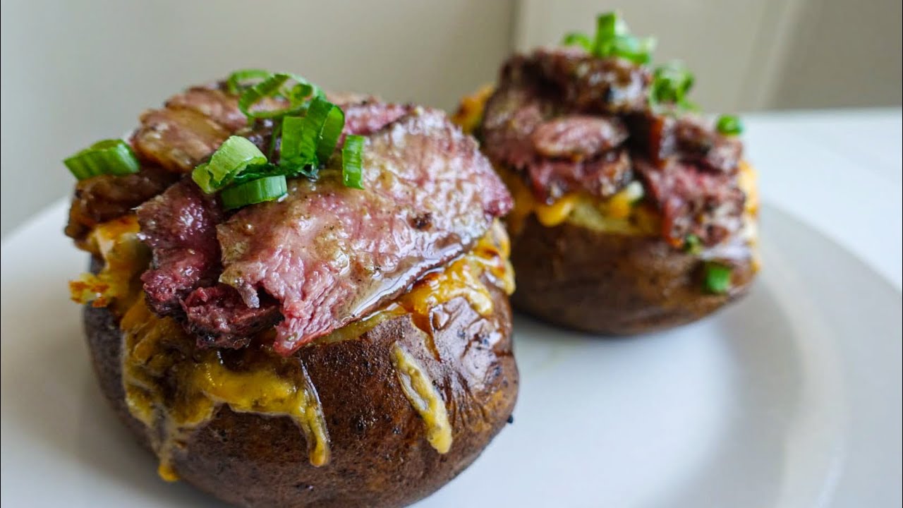 Grilled Loaded Baked Potatoes For The First Time