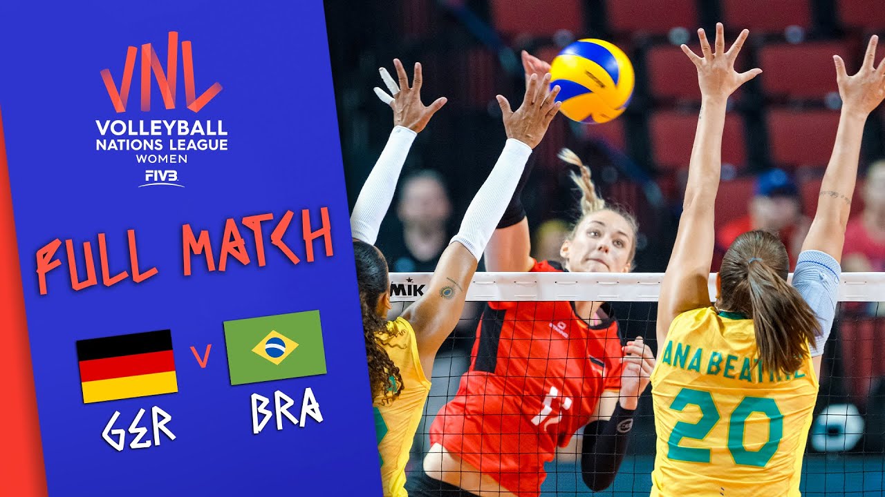 Germany 🆚 Brazil - Full Match | Women’s Volleyball Nations League 2019