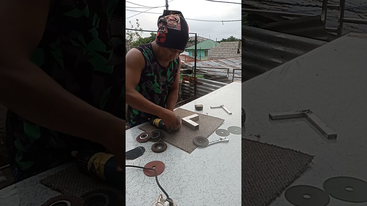 Paano mag buffing ng tubular stainless 304...step by step...