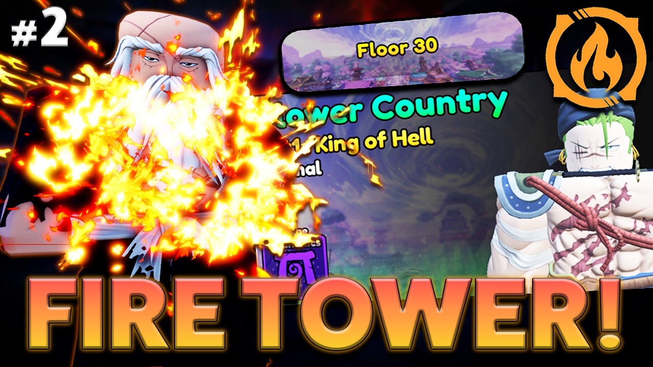 Снова покоряю ОГНЕННУЮ БАШНЮ в Elemental Towers! | Anime Vanguards!