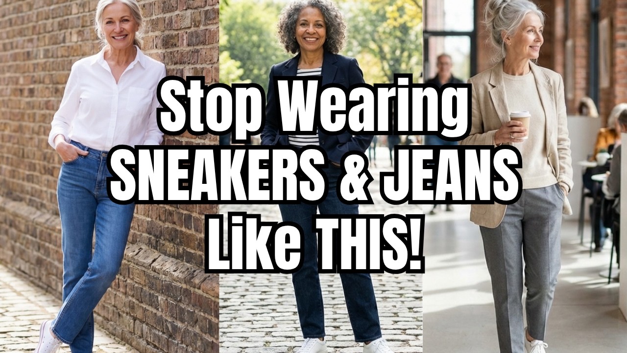 How to Wear Sneakers & Jeans After 60 Without Looking Frumpy (5 Style Secrets)