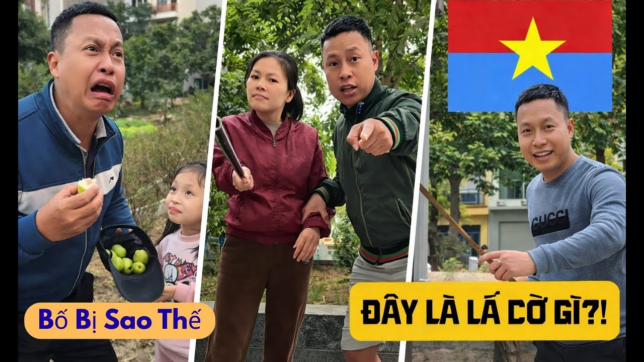 Những pha xử lý không ai ngờ trong gia đình 😳 | troll bố con
