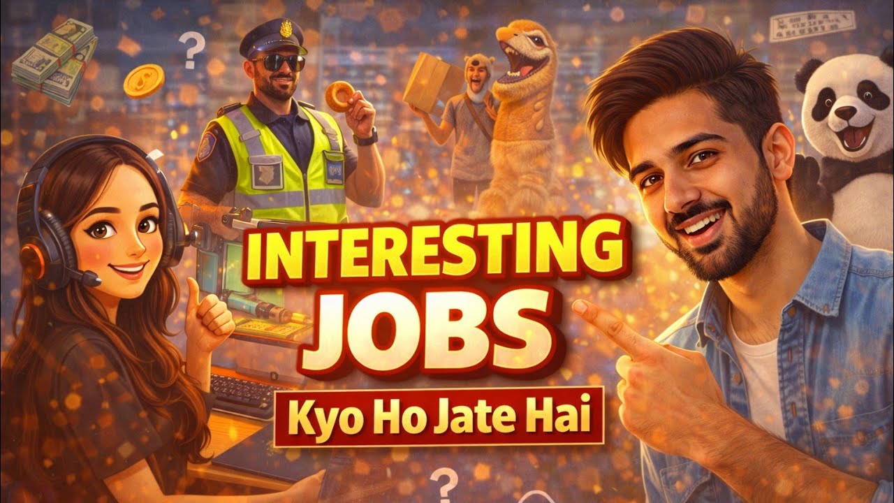 YE JOBS SACH ME EXIST KARTE HAI? 😲 | INTERESTING CAREERS | AISE JOBS JO DIMAG HILA DENGE | JOB FACTS
