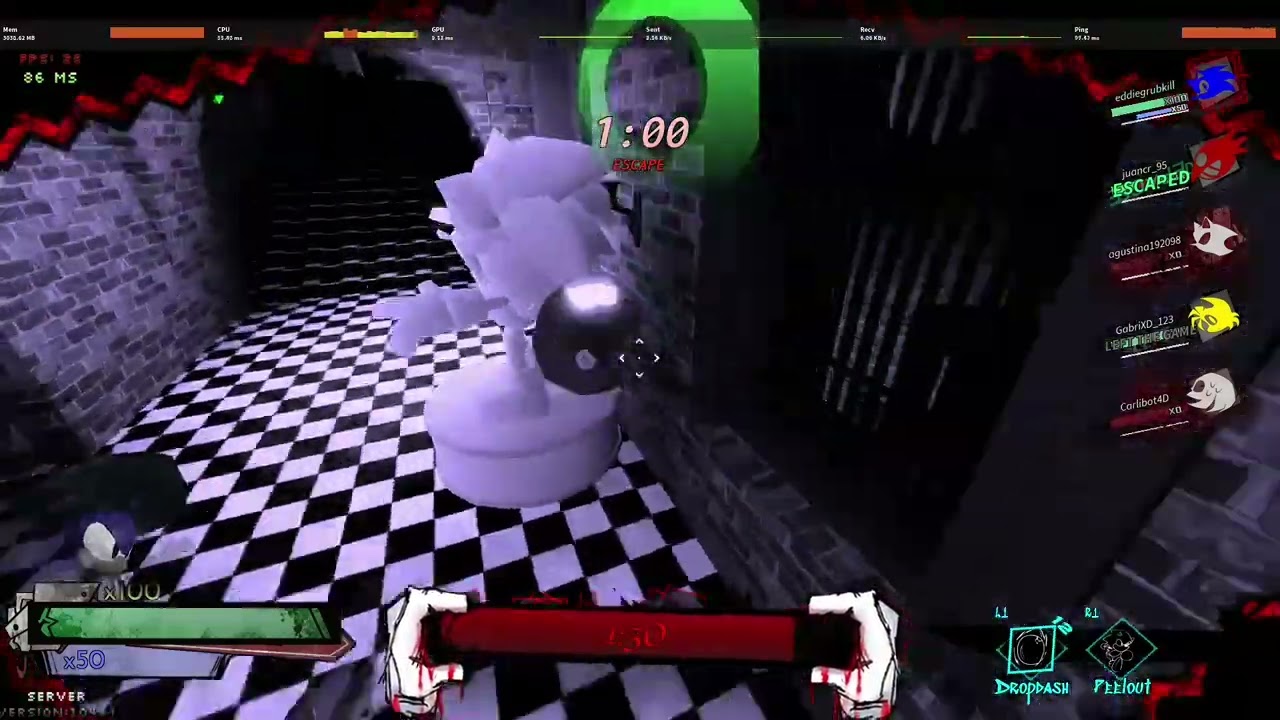 Sonic gameplay. Outcome memories