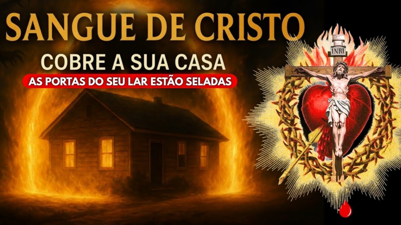 SANGUE DE CRISTO, ENTRE NO MEU LAR AGORA E REMOVA TODA MALDIÇÃO ESPIRITUAL! ORAÇÃO PODEROSA