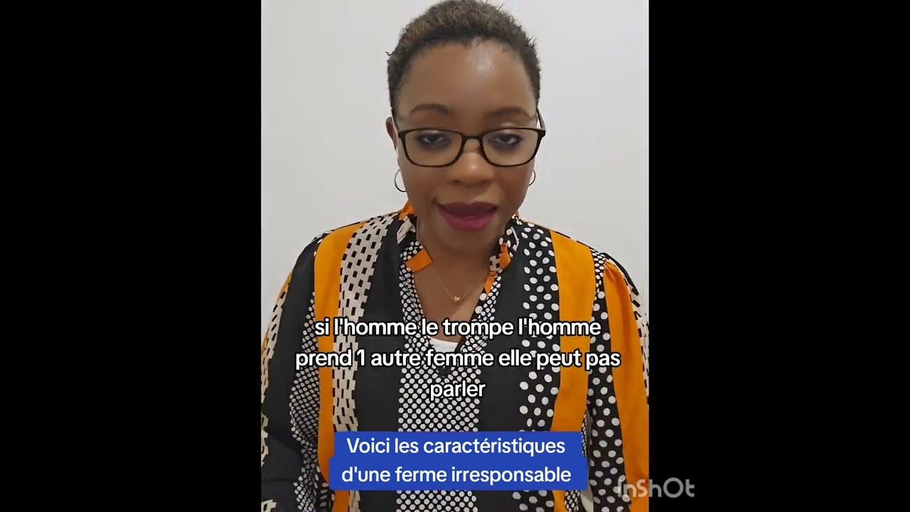 Ça c'est une femme irresponsable