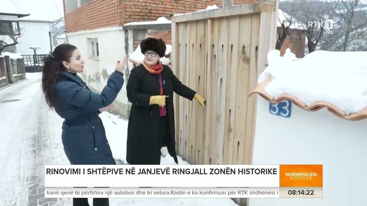 Rinovimi i shtëpive në Janjevë ringjalli zonën historike - Mirëmëngjesi Kosovë  27.01.2025