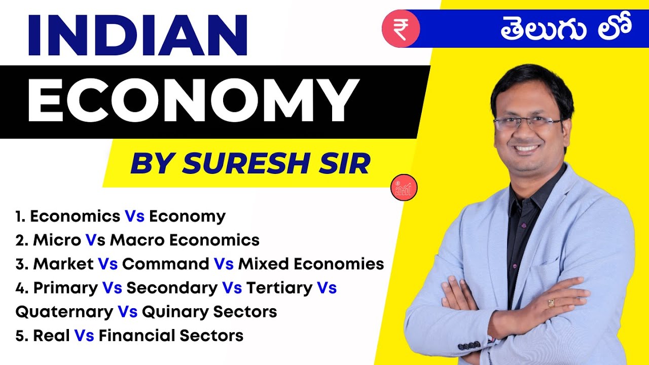 Indian Economy Basics by Suresh Sir | Indian Economy @ 999 | UPSC | 7893899553 |